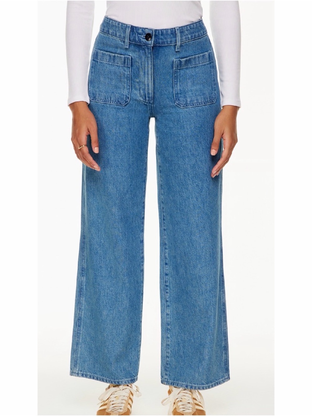 Aritzia Free Adrift Jeans Medium Wash